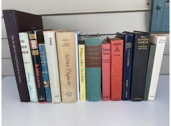 Lot Of 15 Vintage Books. Service Etiquette, Bo Jackson, Tom Sawyer, General Custer, Oscar Wilde, Arthur Miller