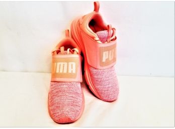 PUMA Womens Enzo Strap Knit Multisport Outdoor Shoes/sneaker Peach  Size 7.5M