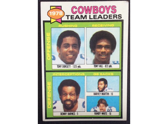 1979 Topps Cowboys Team Leaders
