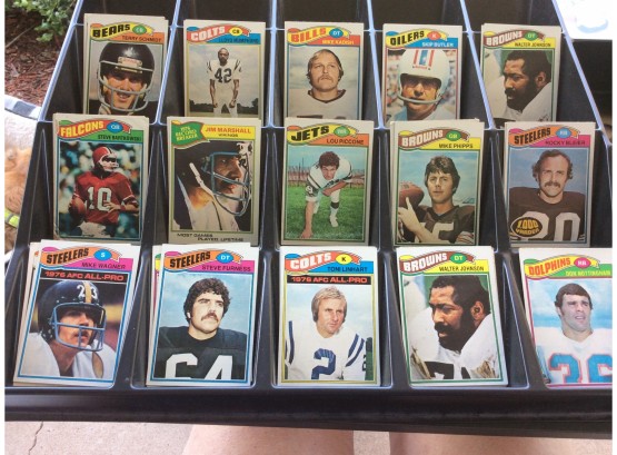 1977 Topps Football 57 Card Lot