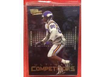 2000 Upper Deck Ultimate Victory Ultimate Competitors Cris Carter Insert Card