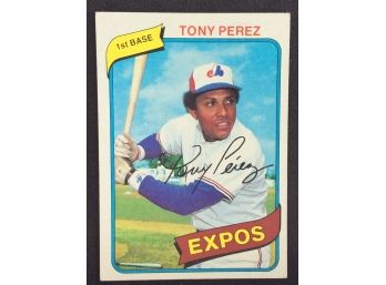1980 Topps Tony Perez