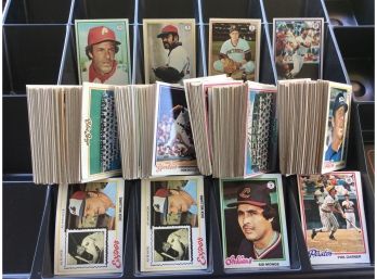 1978 Topps Baseball 313 Card Lot