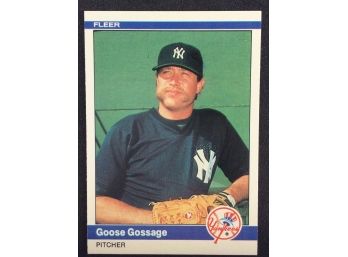 1984 Fleer Goose Gossage