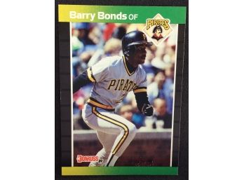 1989 Donruss Barry Bonds