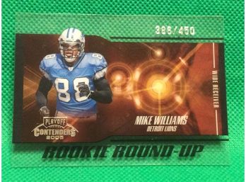 2005 Playoff Contenders Rookie Round-Up Mike Williams Rookie Card 386/450