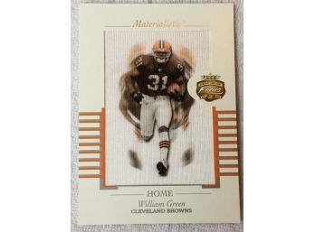 2002 Fleer Jersey Edition Materialistic Willie Green Home Jumbo Card