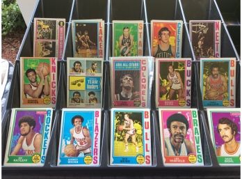 1974-75 Topps Basketball 34 Card Lot