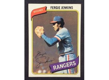 1980 Topps Fergie Jenkins