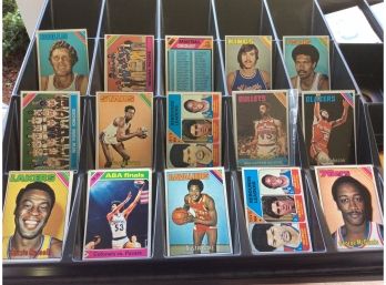 1975-76 Topps Basketball 33 Card Lot