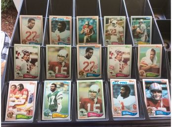 Lot Of 46 1982 Topps Football Cards