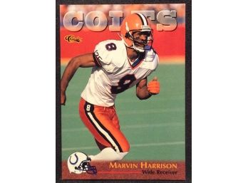 1996 Classic Marvin Harrison Rookie Card