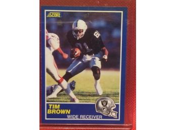 1989 Score Tim Brown