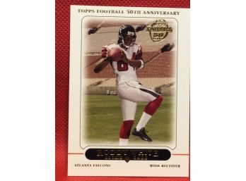 2005 Topps Roddy White Rookie Card