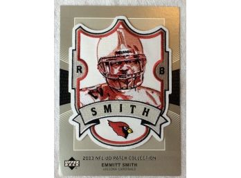 2003 Upper Deck UD Patch Collection Jumbo Emmitt Smith Card
