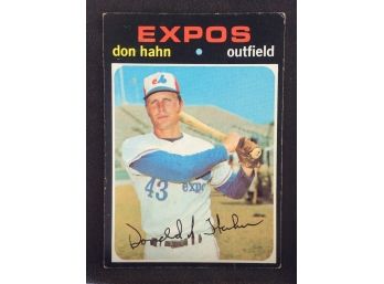 1971 Topps Don Hahn