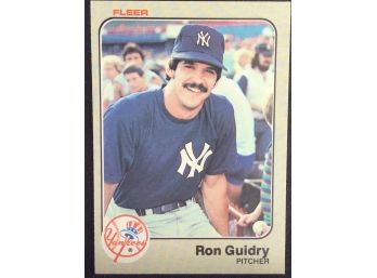 1983 Fleer Ron Guidry