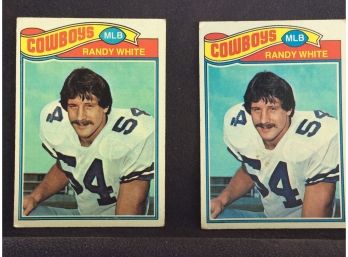 (2) 1977 Topps Randy White Cards
