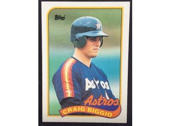 1989 Topps Craig Biggio Rookie Card