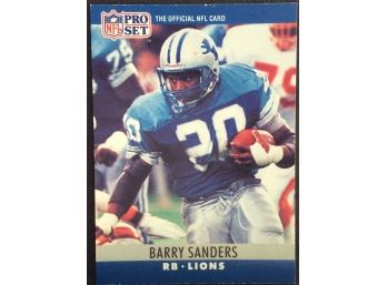 1990 Pro Set Football Barry Sanders