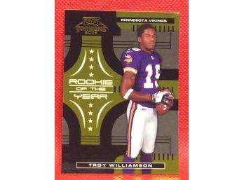 2005 Playoff Contenders Rookie Of The Year Troy Williamson 412/750