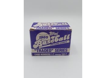 Vintage 1985 Topps Traded Set Baseball Collectible Card