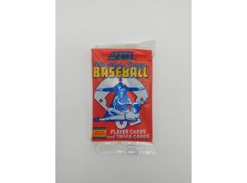 Vintage 1988 Score Baseball 4 Packs Collectible Card