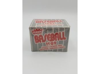 Vintage 1989 Fleer Baseball Update Set With Hall Of Famer Randy Johnson Rookie Card Collectible Card