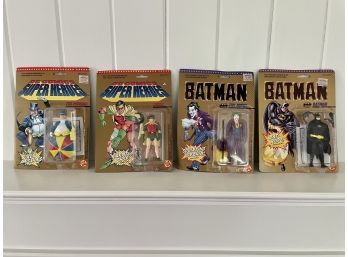 Late 80s DC Comics Batman Action Figures In Original Unopened Packages