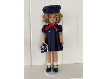 Danbury Mint Shirley Temple 'Poor Little Rich Girl' Doll & Paper Doll Book