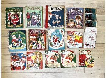 Collection Of Vintage Children's Christmas Books
