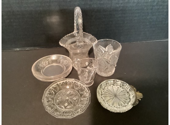 Assorted Lot Vintage Mini Glass Pieces