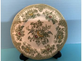 Vintage Enoch Wedgwood Tunstall Hand Engraved Kent Plate