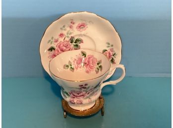 Vintage Royal Albert English Bone China Floral Teacup And Saucer