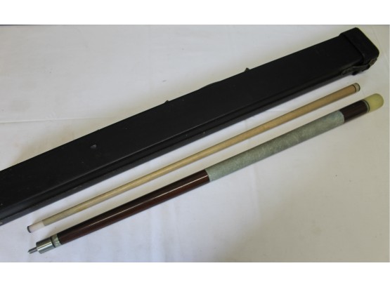 Two-piece Pool Cue And Case