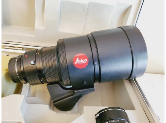 Leitz Extender R  2X & LEICA Lens APO-TELYT-R 1:2.8/280 In Hard Leitz Storage Case