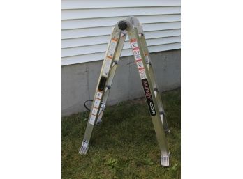 Portable And Lightweight Murphy Folding Ladder Up To Nine Feet