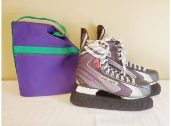 Men's Bauer Vapor X50 Hockey Skates With Tuuk Super Stainless Blades & Carry Bag - Size 9.5 - Never Worn!!