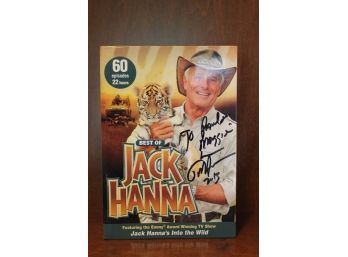 Autographed Copy Of Jack Hanna's Into The Wild Best Of DVD Boxset & Signed Post Card