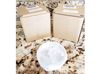 Two Boxes Of 5 Each Glass Petri Dishes - New