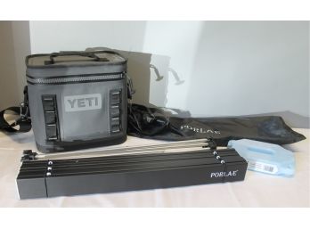 Quality Porlae Portable Table & Yeti Bag With Ice Cube