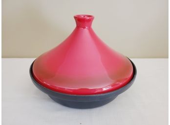 New Uno Casa Tangine Red Enameled Cast Iron Cookware