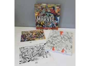 Collectible Marvel Chronicles A Year By Year History Book & Artwork With One Signed