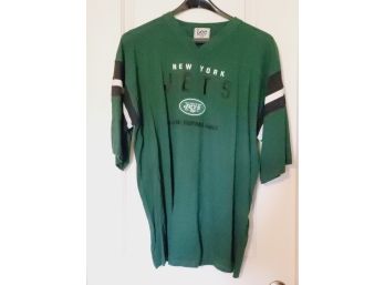 Vintage LEE New York JETS Football Men's 100 Cotton Size XL Shirt