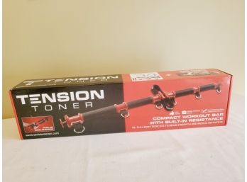 New Tension Toner Compact Workout Bar With Built In Resistance