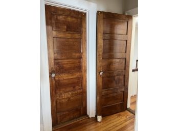 A Collection Of 25 Solid Wood Doors-Original To House  - 2nd Floor