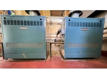 A Pair Of Burnham Series 2 Gas Boilers