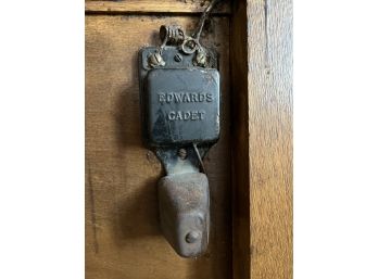 3 Antique Edwards Cadet Doorbells And Service Bells