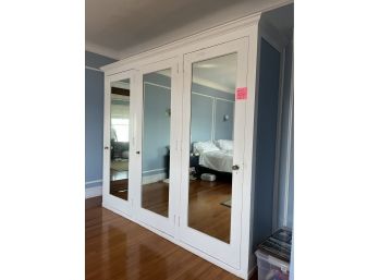 A Stand Alone Wall Closet With Three(3) Mirrored Doors - 2nd Flr