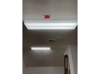 A Pair Of Ceiling Mounted LED Lights